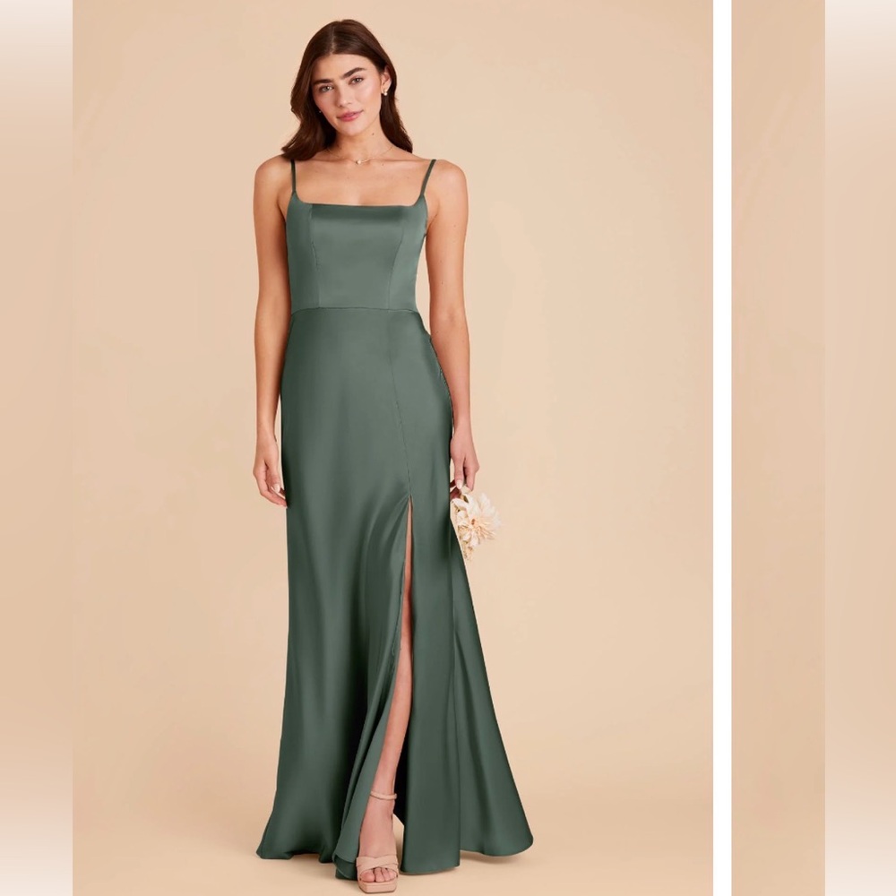 Birdy Grey Mai Dress - Matte Satin Eucalyptus